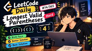 LeetCode Daily #14 | Problem of the Day | 32. Longest Valid Parentheses