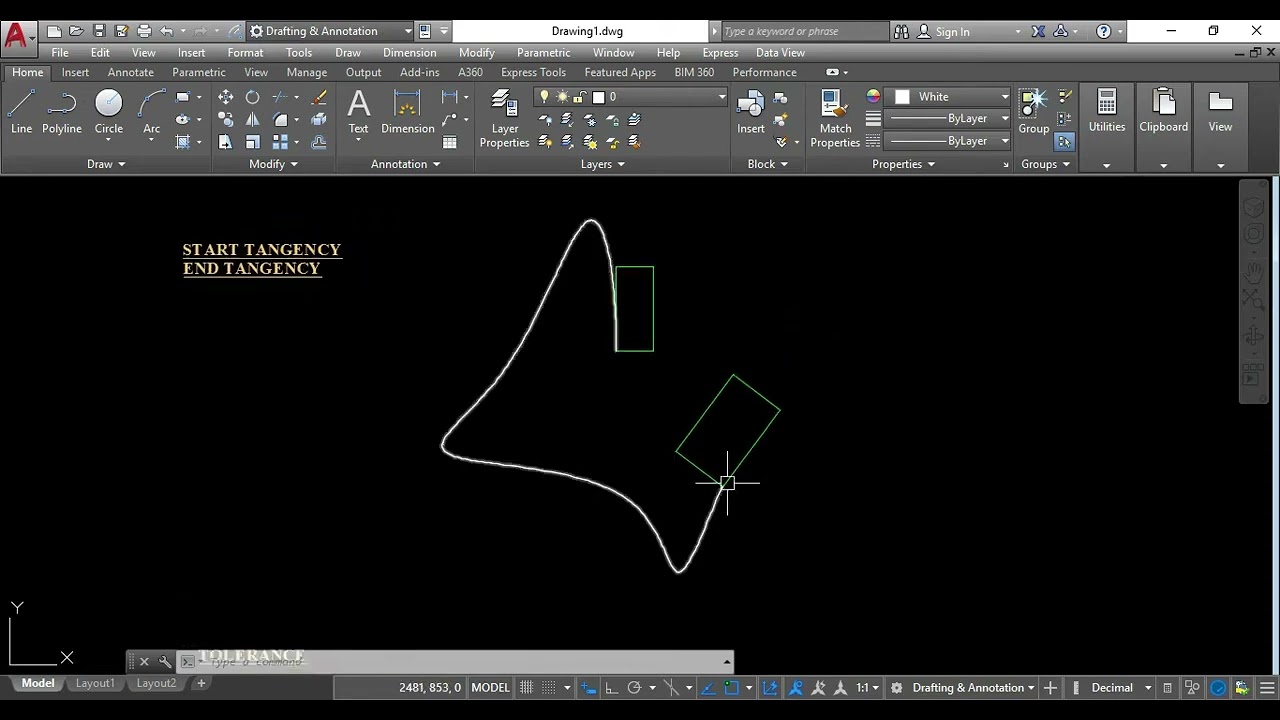 Spline Command I AutoCad I Keonjhar Mining