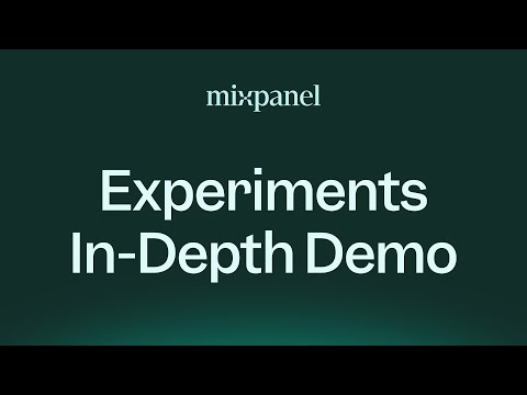 Experiments in Mixpanel
