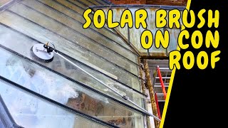 Solar Panel Brush On Conservatory Roof