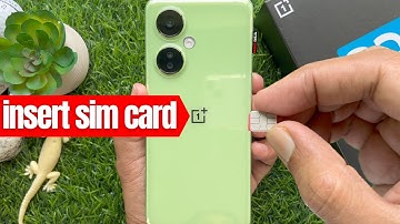 How to Insert SIM Card in OnePlus Nord CE 3 Lite 5G