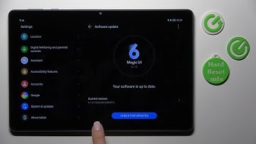 How to Check for Software Updates on HONOR Pad X8