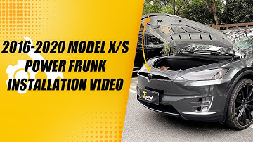 Tesla Frunk Installation for 2016-2020 Model X/S