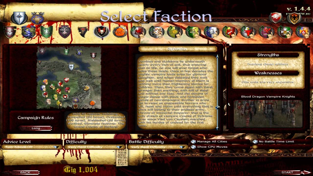 Lets play Call of Warhammer Intro to Sylvania Dark Omen