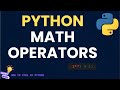 Python for Beginners | Python Math Operators Explained with Real-Life Examples