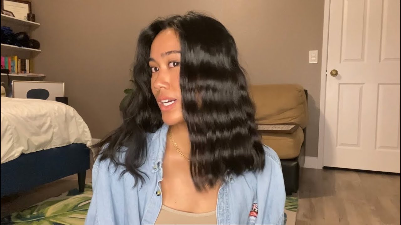 How to Crimp Hair with a Curling Wand YouTube