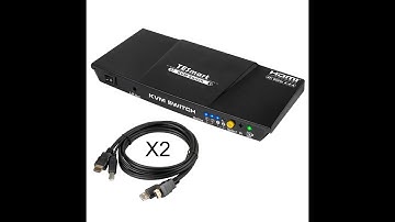 [TESmart] HDMI KVM Switch / 4K@60Hz Ultra HD· 3D video