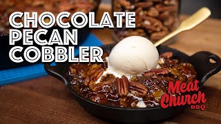 Chocolate Pecan Cobbler - Best Summer BBQ Dessert!