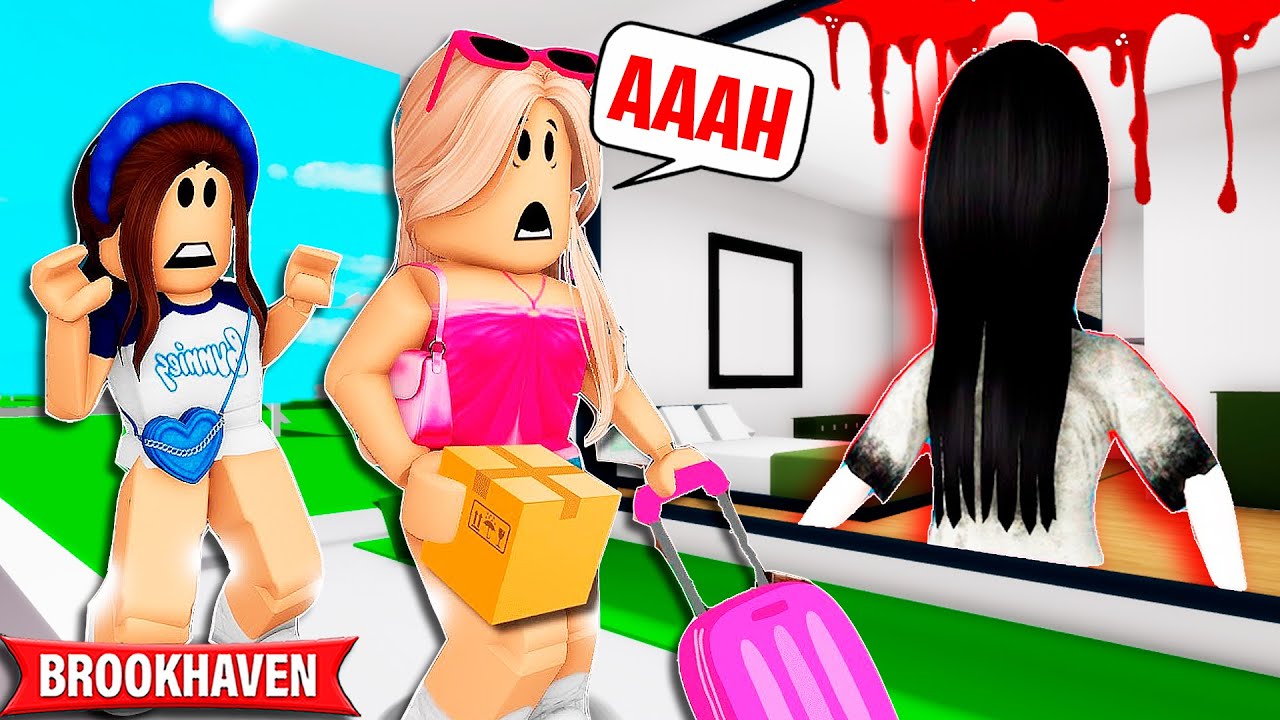 A MENINA SE MUDOU PARA UMA CASA MAL ASSOMBRADA em BROOKHAVEN | Historinhas em Brookhaven RP🏡