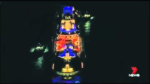 Anthem of the Seas rocked by massive waves