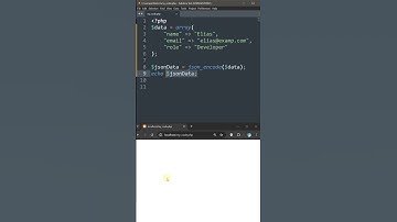 PHP Shortcut: Easily Work with JSON Using json_encode  #coding #phpdeveloper #php #programming