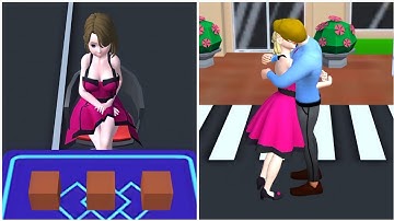 Girl Runner 3D 👰❤️🤵 All Levels Gameplay Trailer Android,ios New Game