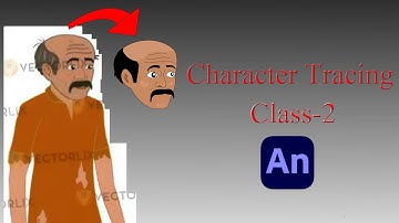 How to Trace Your Character in Animate CC | 2D Animation Hindi Tutorial | Beginner Tutorial Hindi