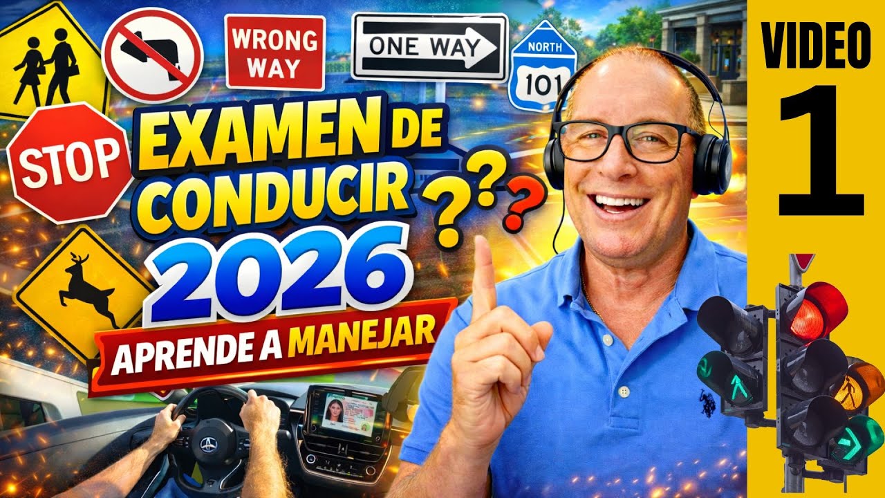 Examen Teórico de Conducir 2026 | Preguntas de Repaso – Examen 1