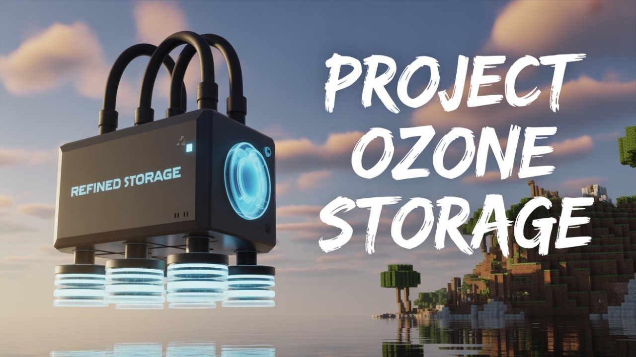Finishing Refined Storage System - Project Ozone Reborn! (Skyblock Series #7)