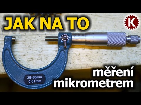 Video: Jak Měřit Mikrometrem