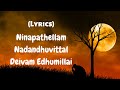 Ninaippathellam Nadanthuvittal Song (Lyrics) | Nenjil Or Aalayam