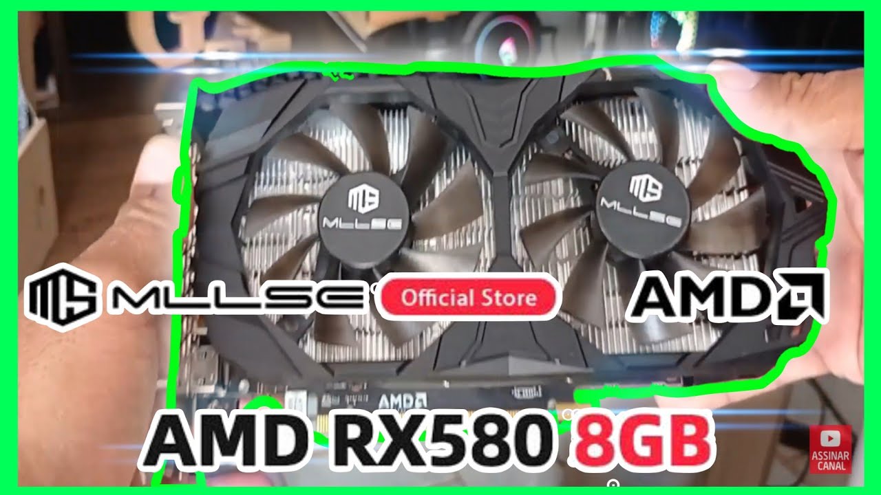 Unboxing RX 580 2048sp MLLSE do AliExpress - YouTube