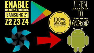 Enable Unknown Sources in SAMSUNG Z1 Z2 Z3 Z4 | 100% Working | WebDev MT