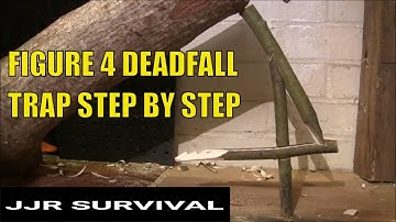 FIGURE 4 DEADFALL TRAP STEP BY STEP