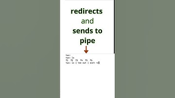 tee (happy linux commands)