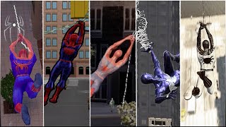 Spider-Man 2 Vs Ultimate Spider-Man Vs S3 Vs Web of Shadows Vs ASM1 Vs ASM2 | Comparison