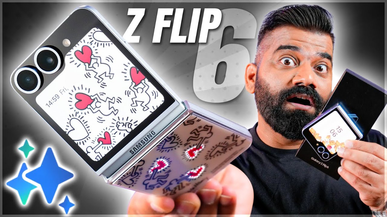 Samsung Galaxy Z Flip 6 Unboxing & First Look - Best Z Flip Ever @₹47,999*🔥🔥🔥
