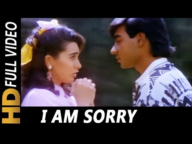 I Am Sorry | Mukul Agarwal, Alka Yagnik | Sangram 1993 Songs| Ajay Devgn, Karisma Kapoor class=