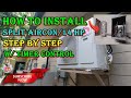 HOW TO INSTALL SPLIT AIRCON STEP BY STEP W/ TIMER CONTROL