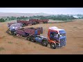 spintires Mudrunner - Sany Truck 8x8 - Longest Trailer Driving Desert Offroad