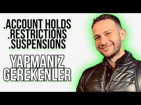 EBAY Yapmanız Gerekenler |Account Holds, Restrictions, And Suspensions