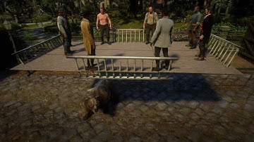 NPC Fights Bear Trap 2 Red Dead Redemption 2 PC Mods