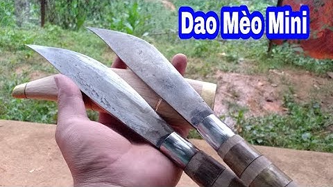 Dao mèo mini #8 | dao đi rừng | Giàng Câu Ơi