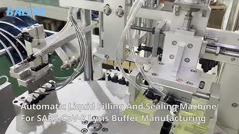 Automatic Liquid Filling And Sealing Machine For Covid-19 Antigen Test Buffer Solution Manufacturing