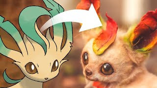 I Redesigned One Of Pokémons WORST Shinies l DIY Leafeon Art Doll