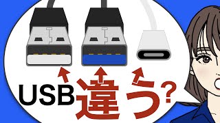 【３分】USBタイプの違いは？