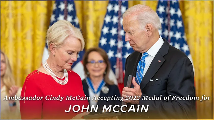 Ambassador Cindy McCain Accepting on Behalf of Joh...