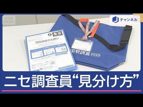 あすから国勢調査　急増する“詐欺”総務省に聞く見分け方【スーパーJチャンネル】(2025年9月19日)