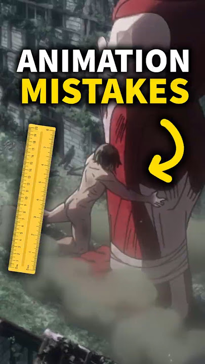 3 Attack on Titan Animation Mistakes!