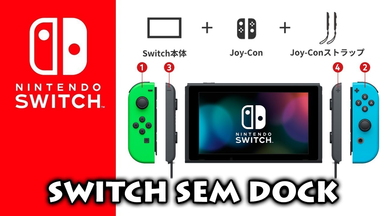 Nintendo Switch começa a ser vendido sem Dock Entenda o que isso significa YouTube