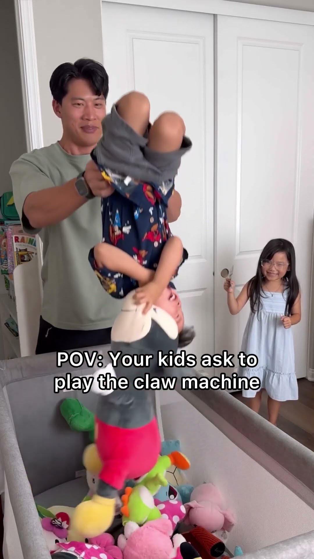 POV: Your kids ask to play the claw machine