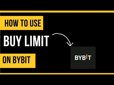 How To Use Buy Limit On Bybit How To Set Buy Limit And Sell Limit On Bybit Bybit Trading 