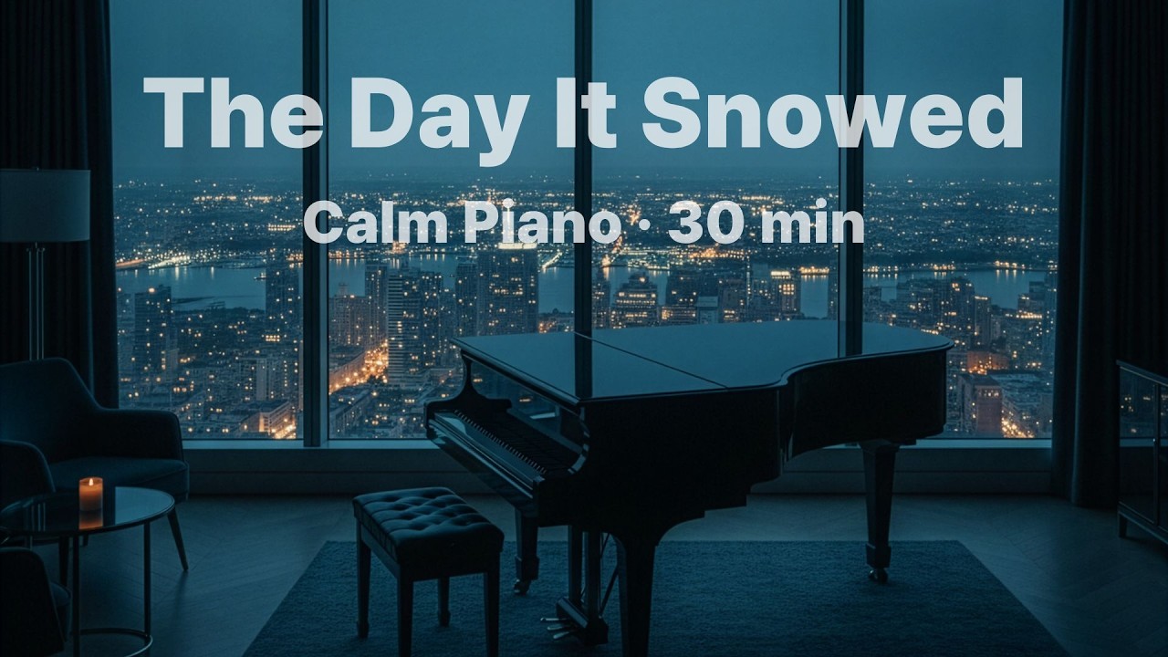 The Day It Snowed – 30 Minutes of Winter Night Piano | 눈 내리던 날 30분 피아노 연주
