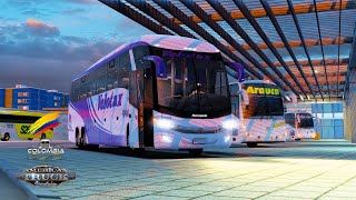 Los Mejores Buses De Colombia?? American Turck Simulator 1.46-1.47