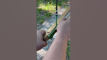 Handmade a New style wooden crossbow # Craft idea # DIY # Great rollers # Simple Trigger
