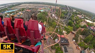 Raging Bull POV 5K Back Row WORLD’S BEST DROP? Six Flags Great America Gurnee,IL Resimi