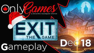 Exit The Game 2022 Advent Calendar: The Hunt For The Golden Book (December 18) Board Game Gameplay