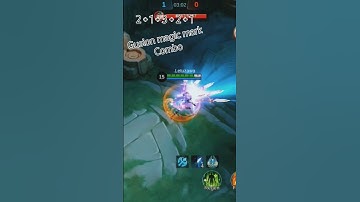 gusion magic mark combo #shorts #videos #gusion #views #viral #mobilelegend #mlbb