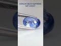 ✨ Natural Ceylon Blue Sapphire 5.27 Carat | Sri Lankan Ceylon | Certified Gemstone #bluesapphire