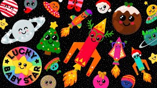 🚀 Rocket Babies' First Christmas in Space Sensory Adventure! 🎄 Lucky Baby Star’s 1st Xmas! ✨